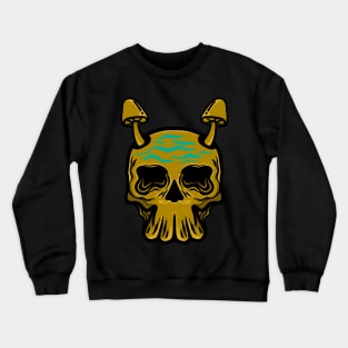 Skull mashroom Crewneck Sweatshirt